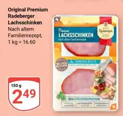 Globus Original Premium Radeberger Lachsschinken Angebot