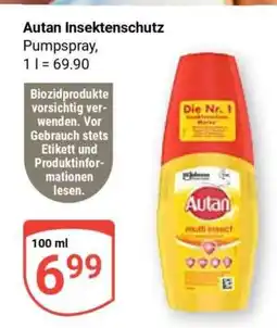 Globus Autan Insektenschutz Angebot