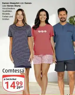 Globus Damen-Sleepshirt oder Damen- oder Herren-Shorty Angebot