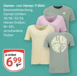 Globus Damen- oder Herren- T-Shirt Angebot