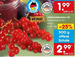 Netto Marken-Discount Johannisbeeren rot HEIMAT Angebot