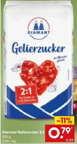 Netto Marken-Discount Diamant Gelierzucker 2:1 Angebot