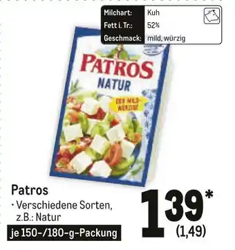 METRO Patros weichkäse Angebot