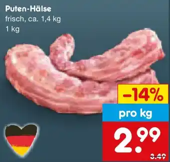 Netto Marken-Discount Puten-Hälse Angebot