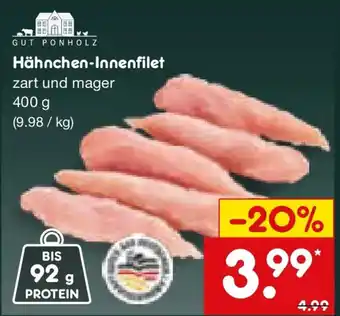 Netto Marken-Discount GUT PONHOLZ Hähnchen-Innenfilet Angebot