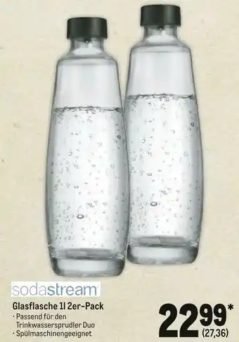 METRO Sodastream glasflasche 1l 2er-pack Angebot