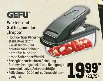 METRO Gefu würfel- und stifteschneider „treppo“ Angebot