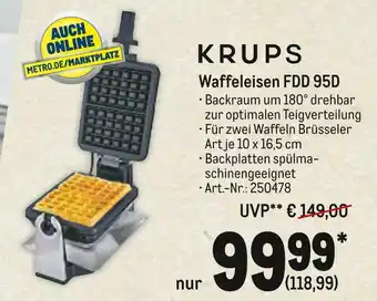 METRO Krups waffeleisen fdd 95d Angebot