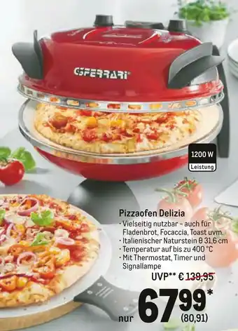 METRO Pizzaofen delizia Angebot