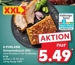 Kaufland K-PURLAND Schweinebauch XXL Angebot