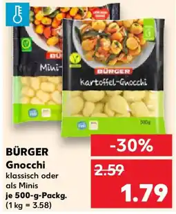 Kaufland BÜRGER Gnocchi Angebot