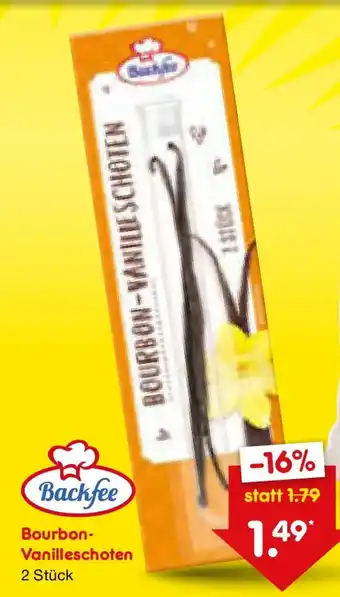 Netto Marken-Discount Backfee Bourbon-Vanilleschoten Angebot