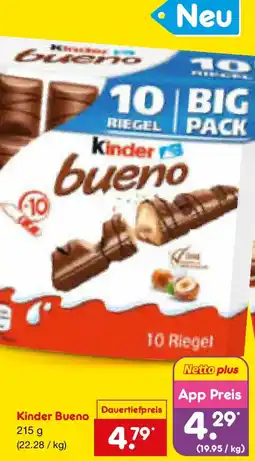 Netto Marken-Discount Kinder Bueno Angebot