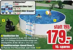 B1 Discount Baumarkt Rundbecken-Set Angebot