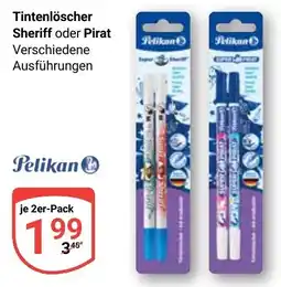 Globus Tintenlöscher Sheriff oder Pirat Angebot