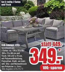 B1 Discount Baumarkt Eck-Lounge »Elli« Angebot