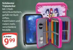 Globus Schüleretui Tripledecker Angebot