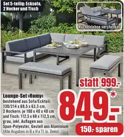 B1 Discount Baumarkt Lounge-Set »Romy« Angebot