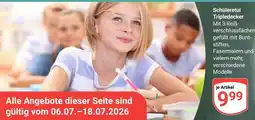 Globus Schüleretui Tripledecker Angebot