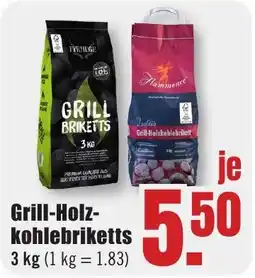 B1 Discount Baumarkt Flammence Grill-Holzkohlebriketts Angebot
