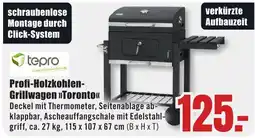 B1 Discount Baumarkt tepro Profi-Holzkohlen-Grillwagen »Toronto« Angebot