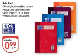 Globus Schulheft Oxford Angebot