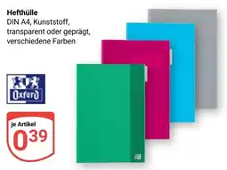 Globus Hefthülle Oxford Angebot