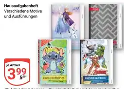 Globus Hausaufgabenheft Angebot