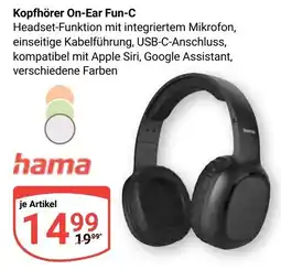 Globus Kopfhörer On-Ear Fun-C hama Angebot