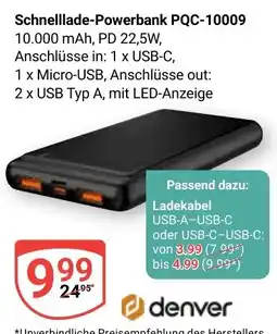 Globus Schnellade-Powerbank PQC-10009 Angebot