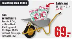 B1 Discount Baumarkt Bau-schubkarre Angebot