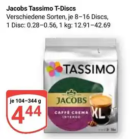 Globus Jacobs Tassimo T-Discs Angebot