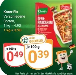 Globus Knorr Fix Angebot