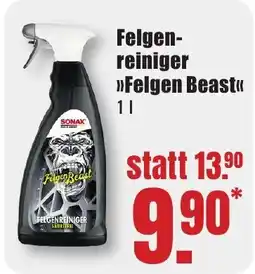 B1 Discount Baumarkt Felgenreiniger »Felgen Beast« Angebot