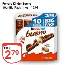 Globus Ferrero Kinder Bueno Angebot