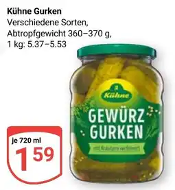 Globus Kühne Gewürz Gurken Angebot