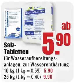 B1 Discount Baumarkt ASBT Salztabletten Angebot