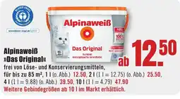 B1 Discount Baumarkt Alpinaweiß »Das Original« Angebot