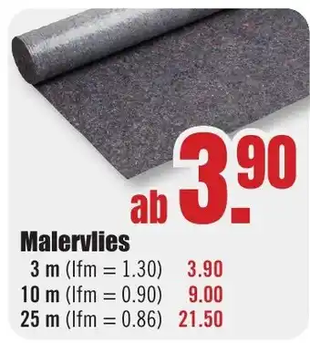 B1 Discount Baumarkt Malervlies Angebot