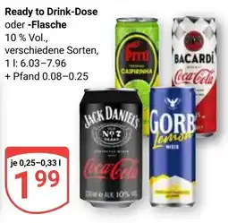 Globus Ready to Drink-Dose oder -Flasche Angebot