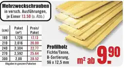 B1 Discount Baumarkt Profilholz Angebot