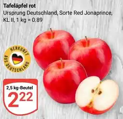 Globus Tafeläpfel rot Angebot