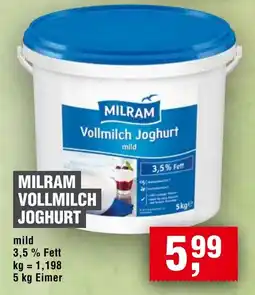 Handelshof MILRAM VOLLMILCH JOGHURT Angebot