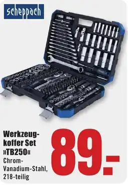 B1 Discount Baumarkt Scheppach Werkzeugkoffer Set »TB250« Angebot