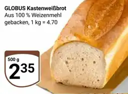 Globus GLOBUS Kastenweißbrot Angebot