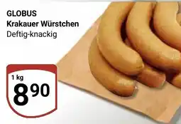 Globus GLOBUS Krakauer Würstchen Deftig-knackig Angebot