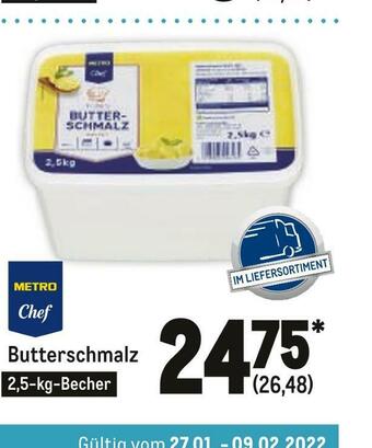 METRO Metro chef butterschmalz Angebot
