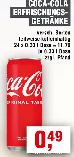 Handelshof Coca-Cola Erfrischungsgetränke Angebot