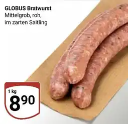 Globus GLOBUS Bratwurst Mittelgroß, roh Angebot