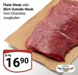 Globus Flank-Steak oder Skirt-Outside-Steak Vom Charolais-Jungbullen Angebot